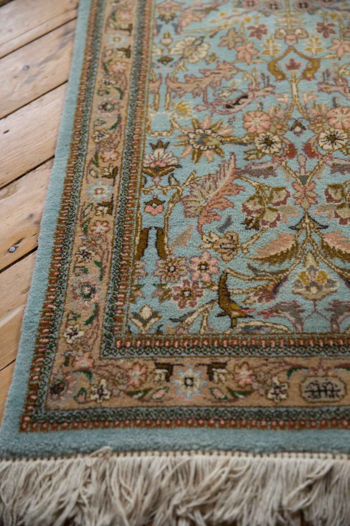 2.5x12.5 Vintage Tabriz Rug Runner