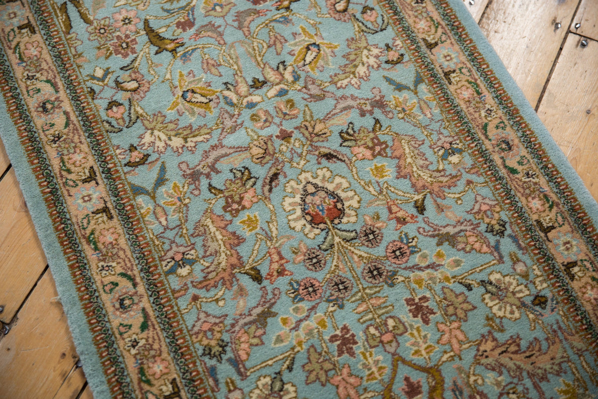 2.5x12.5 Vintage Tabriz Rug Runner