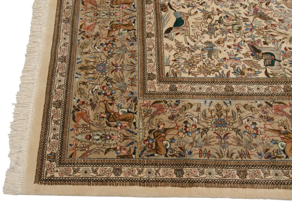 11x15 Vintage Tabriz Carpet