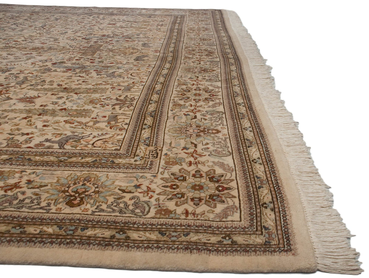 11.5x15.5 Vintage Tabriz Carpet