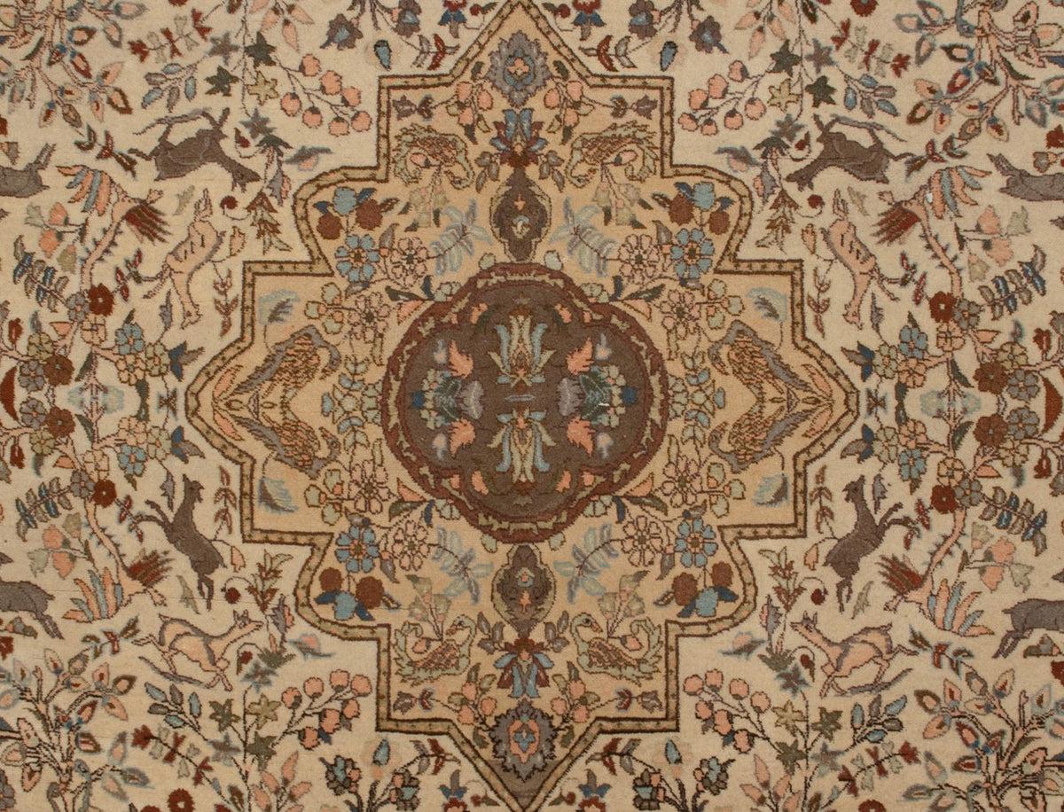 11.5x15.5 Vintage Tabriz Carpet