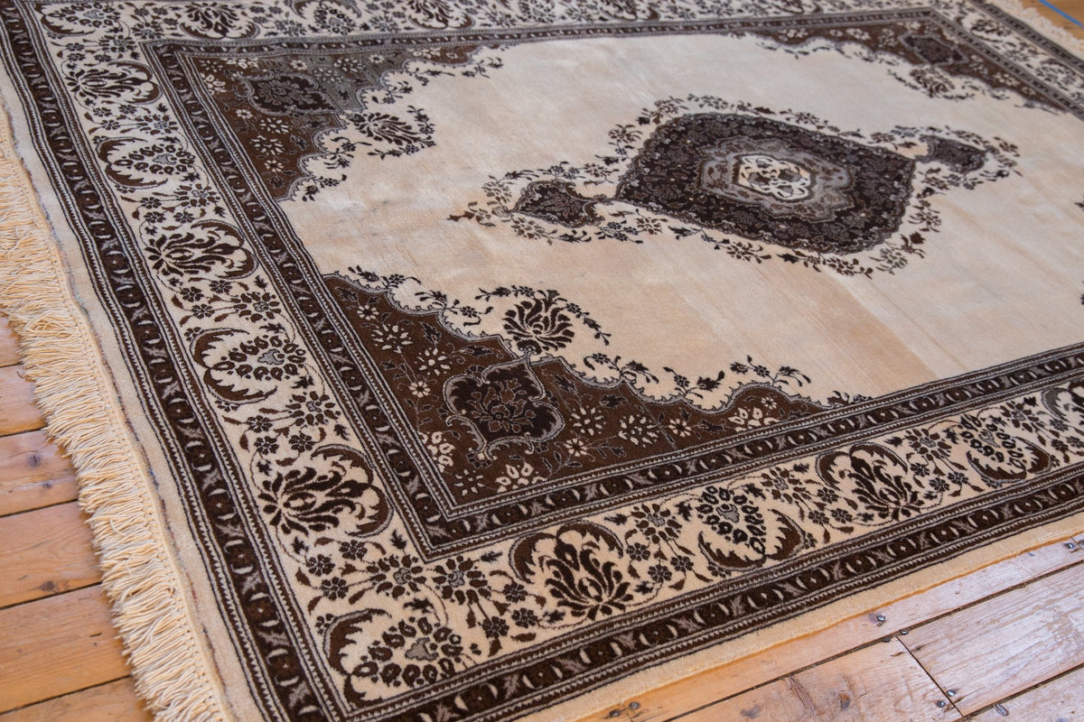 6.5x9 Vintage Tabriz Carpet