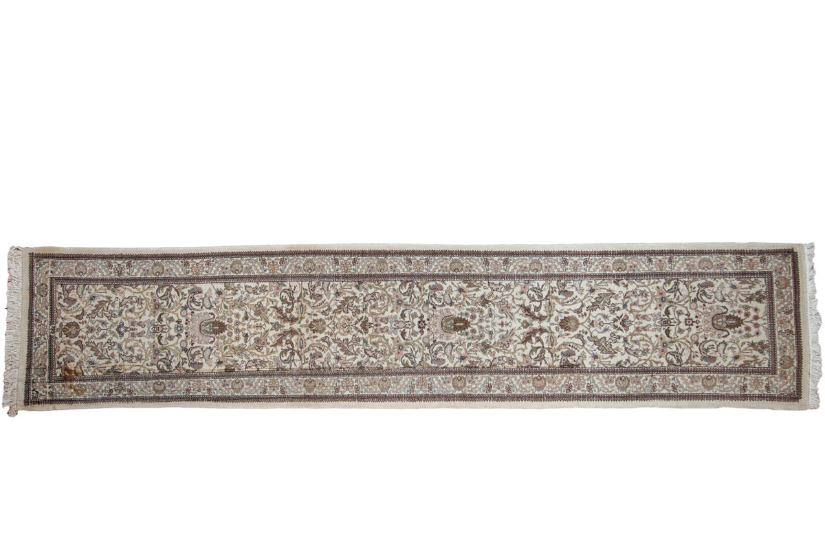 3x14 Vintage Tabriz Rug Runner