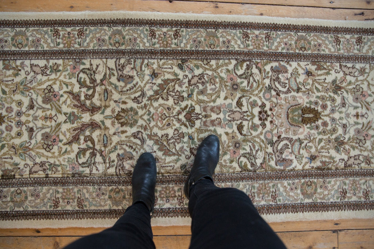 3x14 Vintage Tabriz Rug Runner