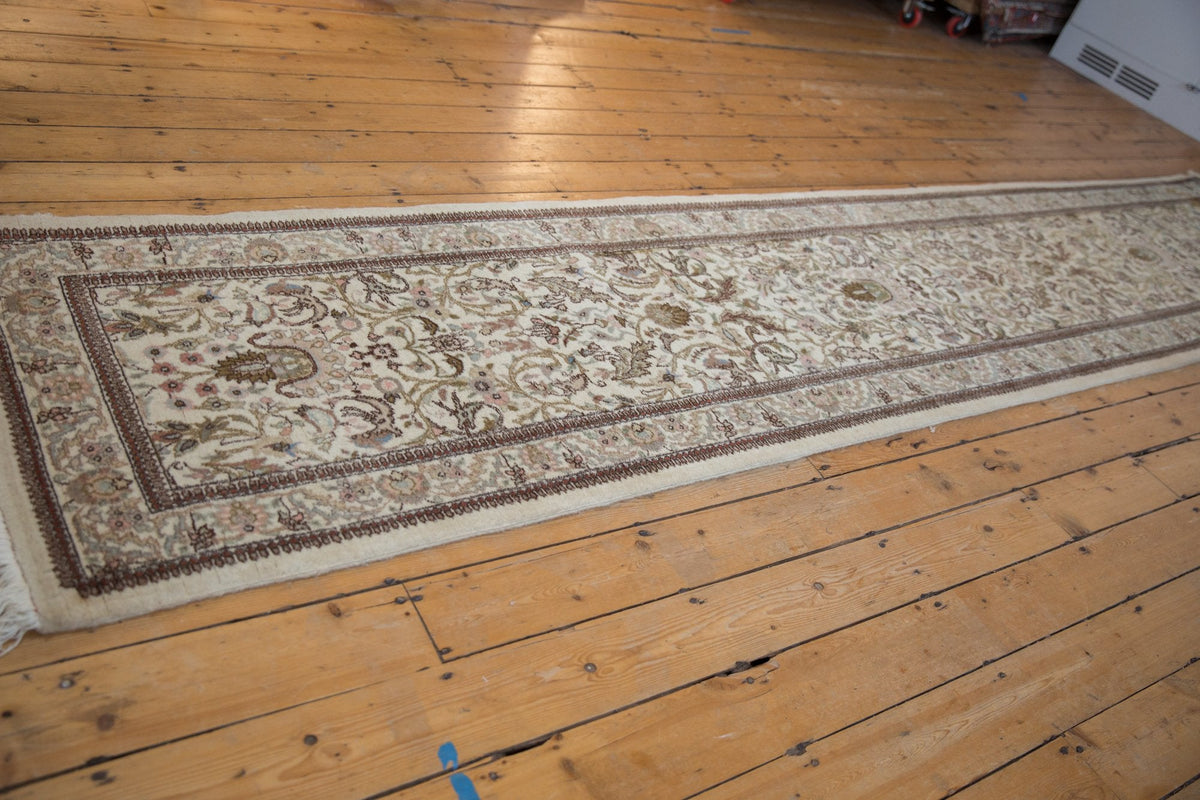 3x14 Vintage Tabriz Rug Runner