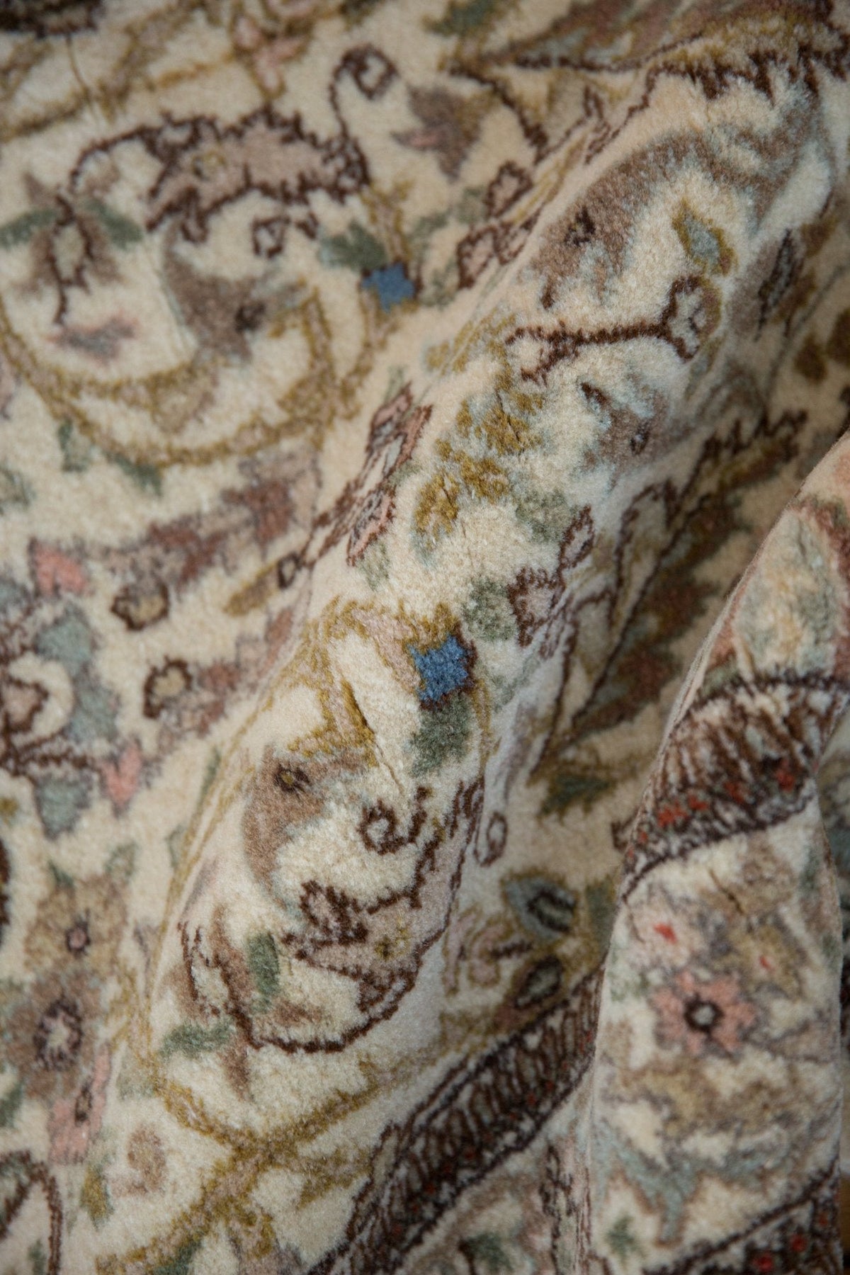 3x14 Vintage Tabriz Rug Runner