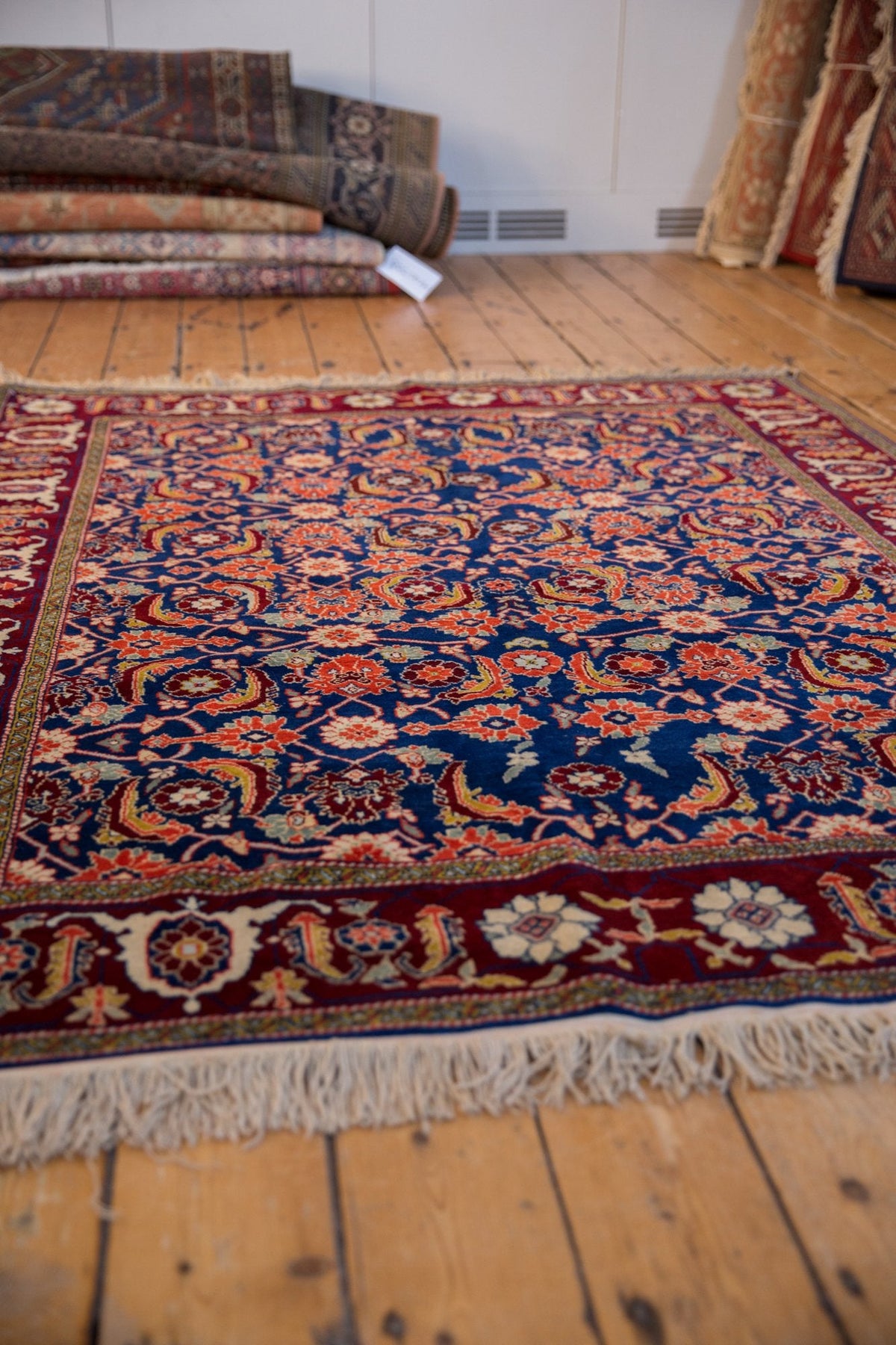 5x7 Vintage Fine Russian Bijar Design Rug