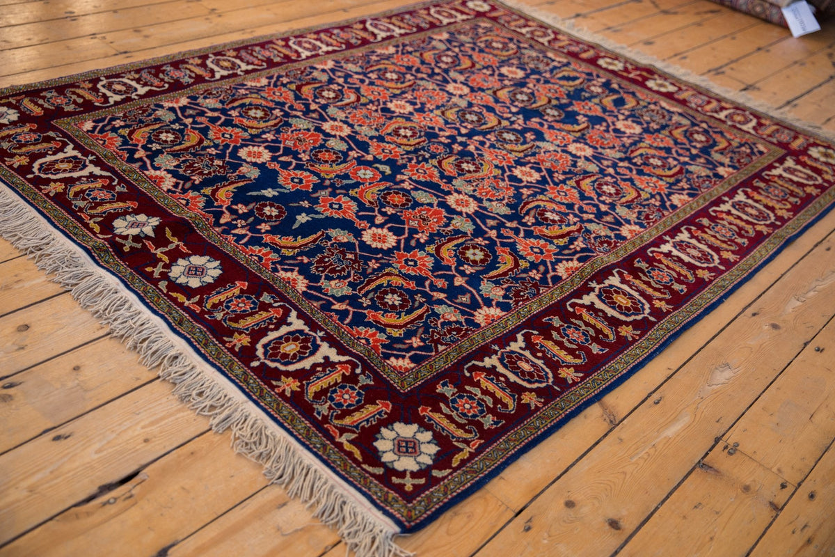 5x7 Vintage Fine Russian Bijar Design Rug