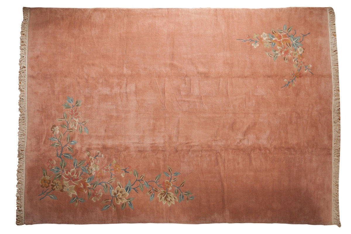 10x14 Vintage Japanese Art Deco Design Carpet