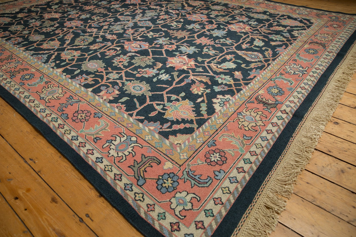 9x12 Vintage Serapi Indian Soumac Design Carpet
