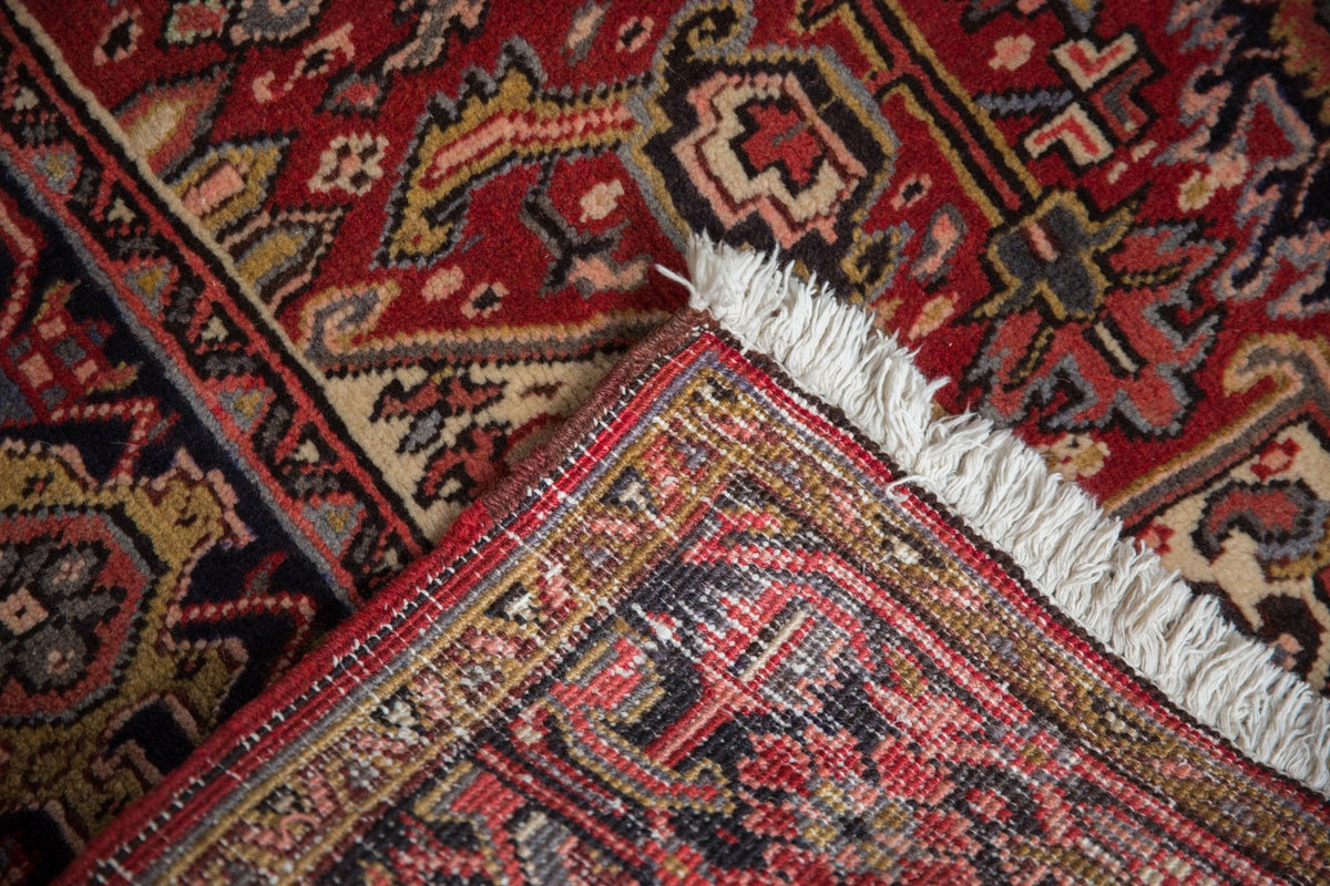5x6 Vintage Heriz Square Rug
