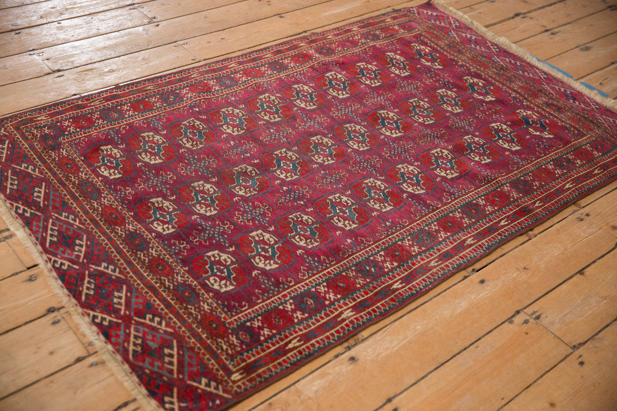 3.5x6 Vintage Tekke Rug