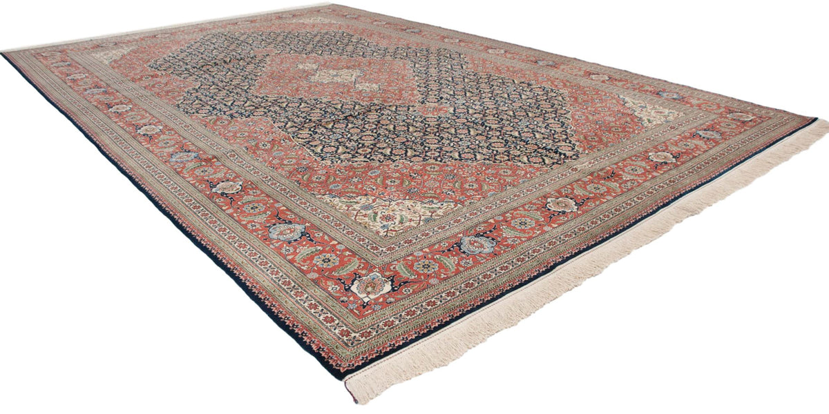 12x18 Vintage Bulgarian Tabriz Design Carpet