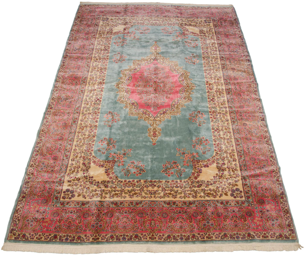 10x16.5 Vintage Fine Kerman Carpet