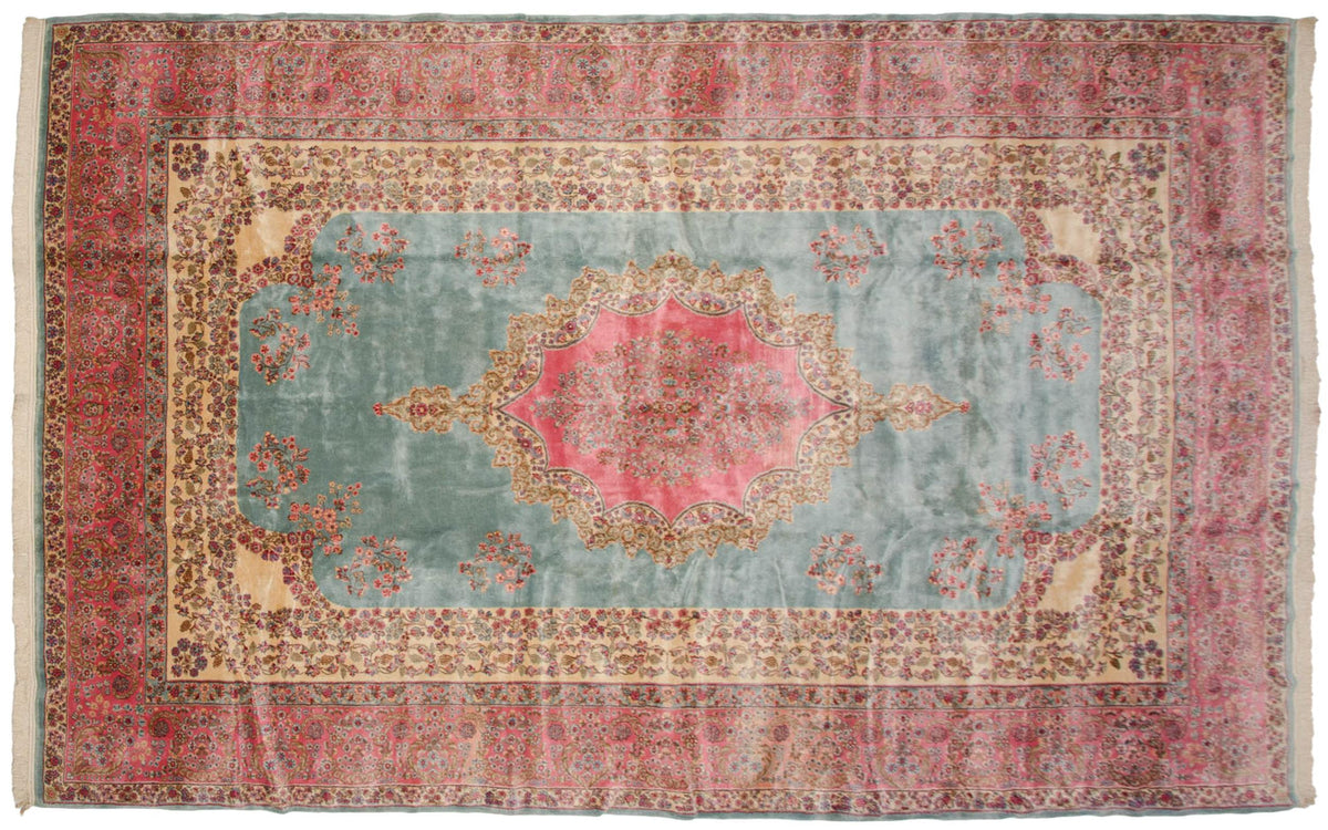 10x16.5 Vintage Fine Kerman Carpet