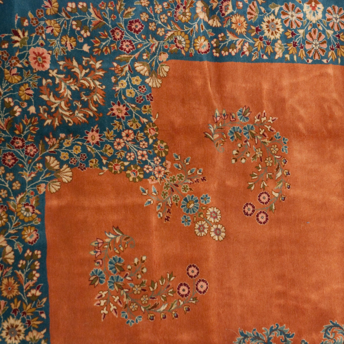 12x18.5 Vintage Bulgarian Kerman Design Carpet