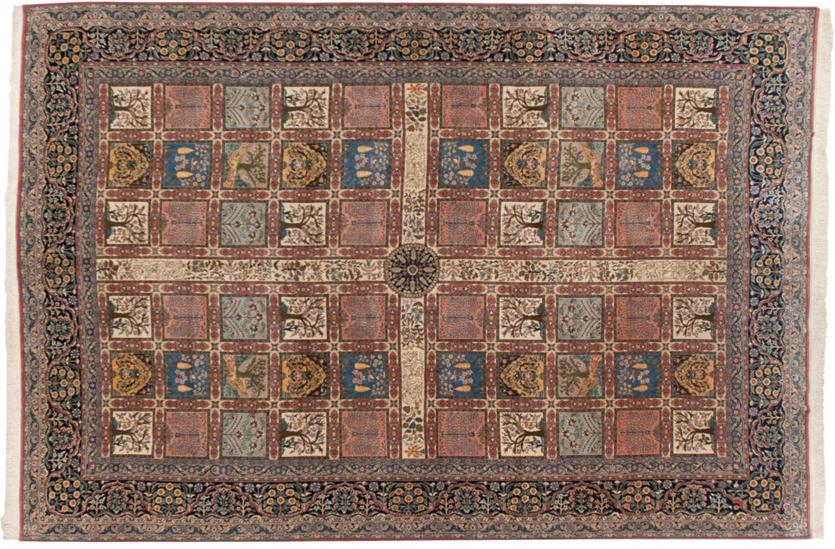 12x17.5 Vintage Bulgarian Kerman Design Carpet