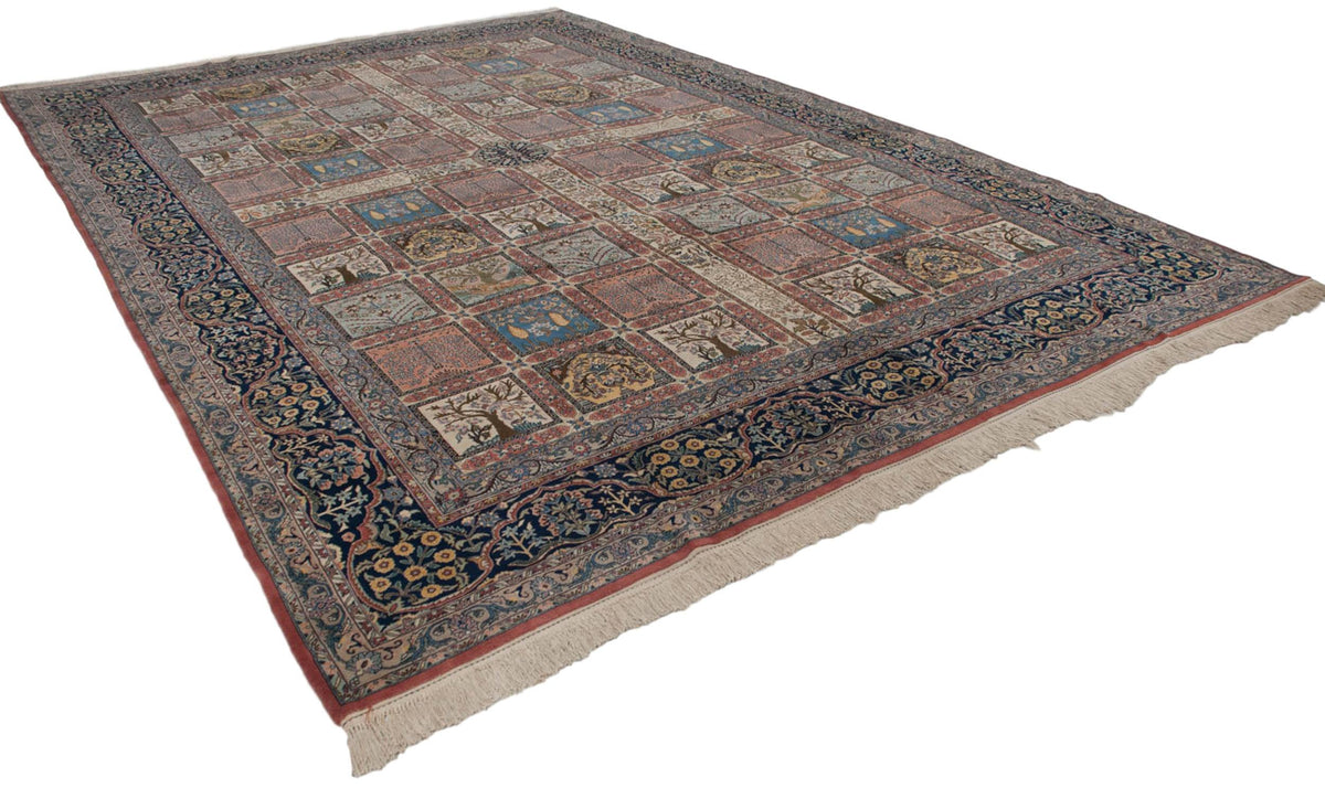 12x17.5 Vintage Bulgarian Kerman Design Carpet
