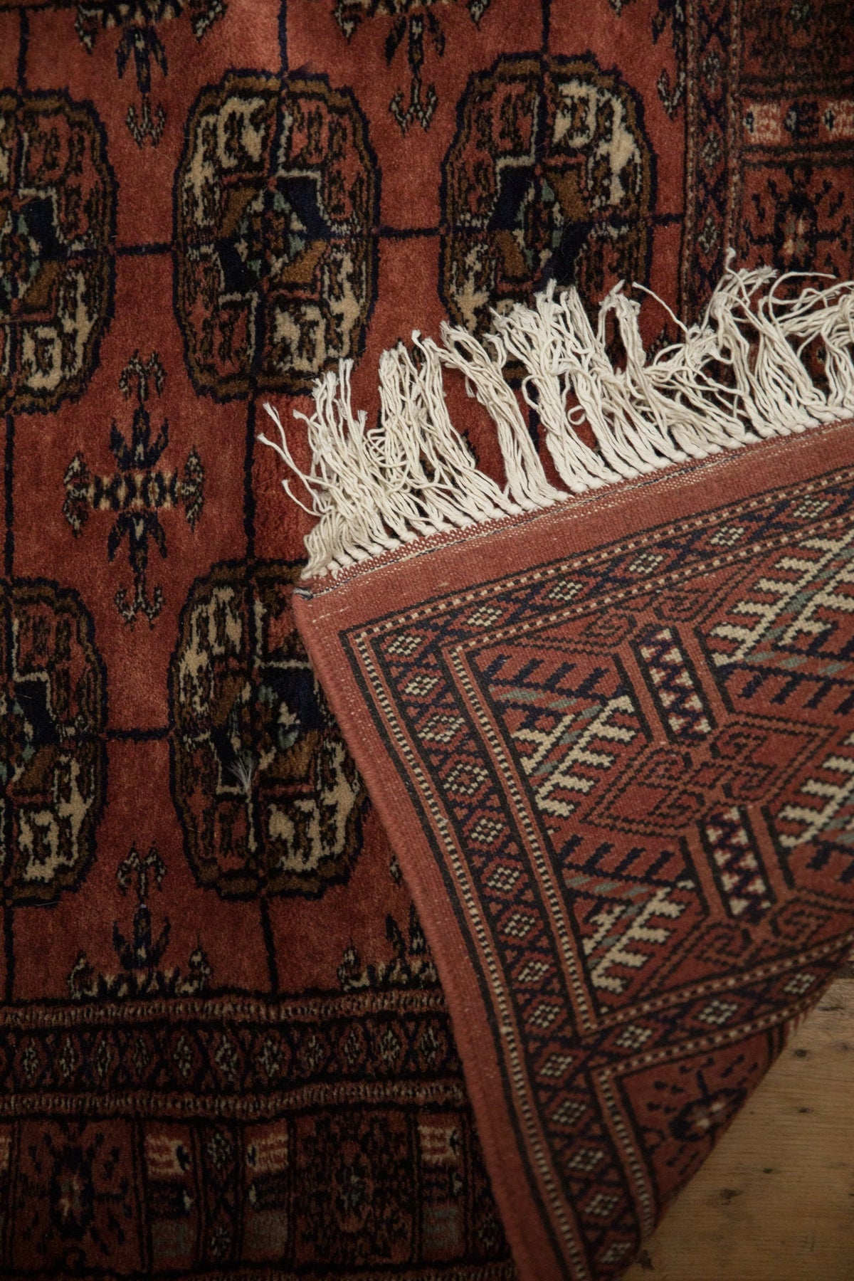 2.5x24.5 Vintage Fine Bokhara Rug Runner