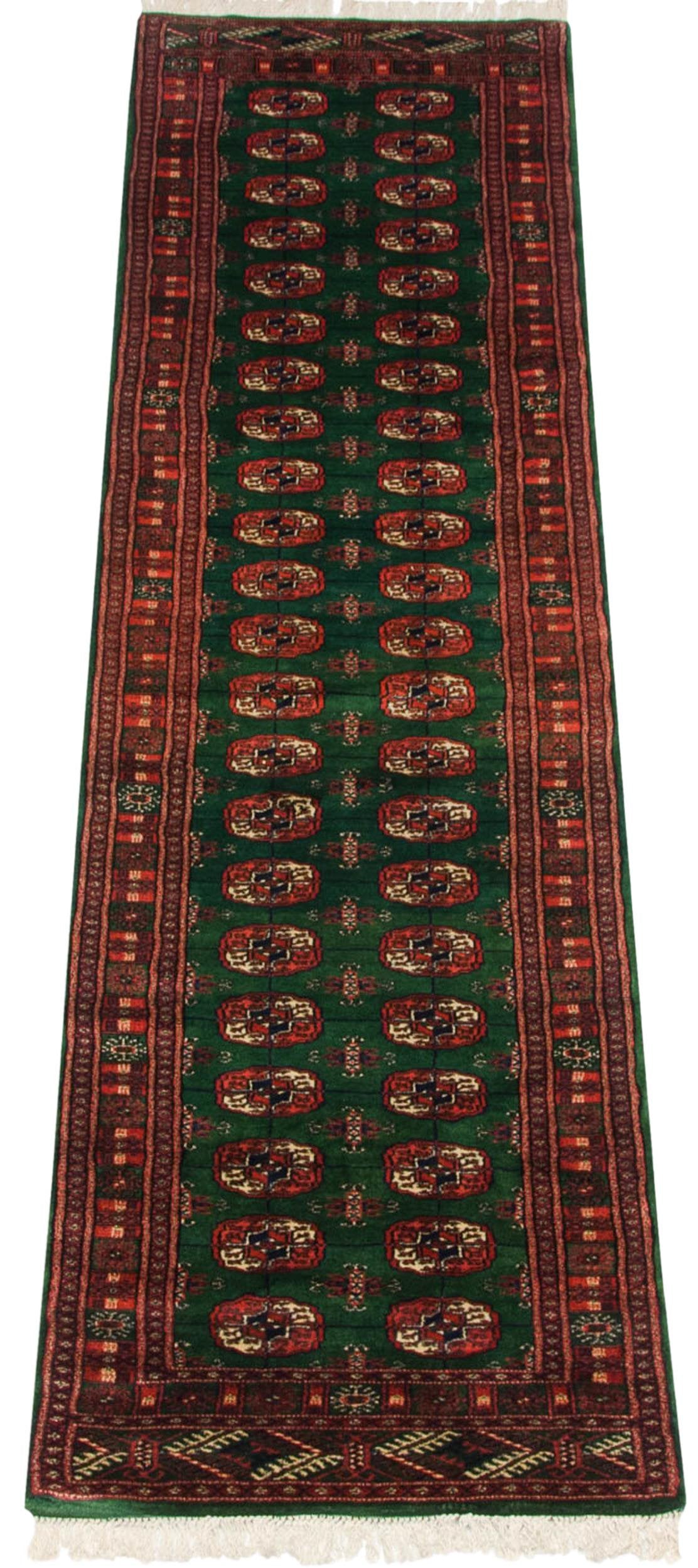 2.5x10 Vintage Fine Bokhara Rug Runner