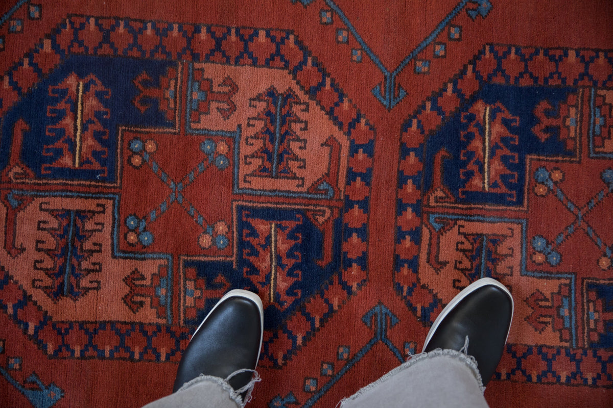 3.5x5 Vintage Pakistani Ersari Design Rug