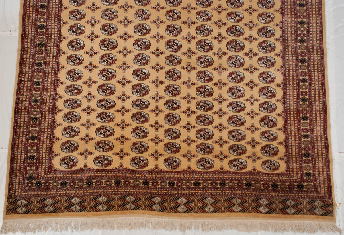 10x14.5 Vintage Bokhara Carpet