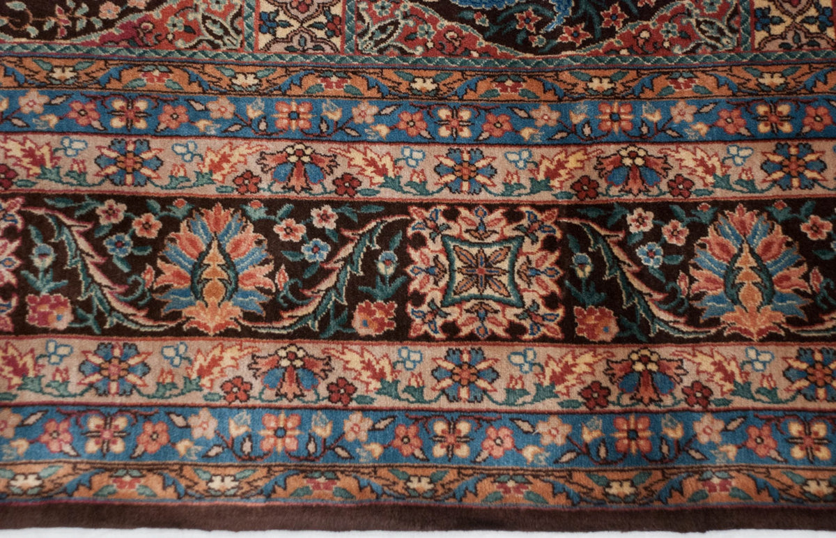 12x21.5 Vintage Bulgarian Tabriz Design Carpet