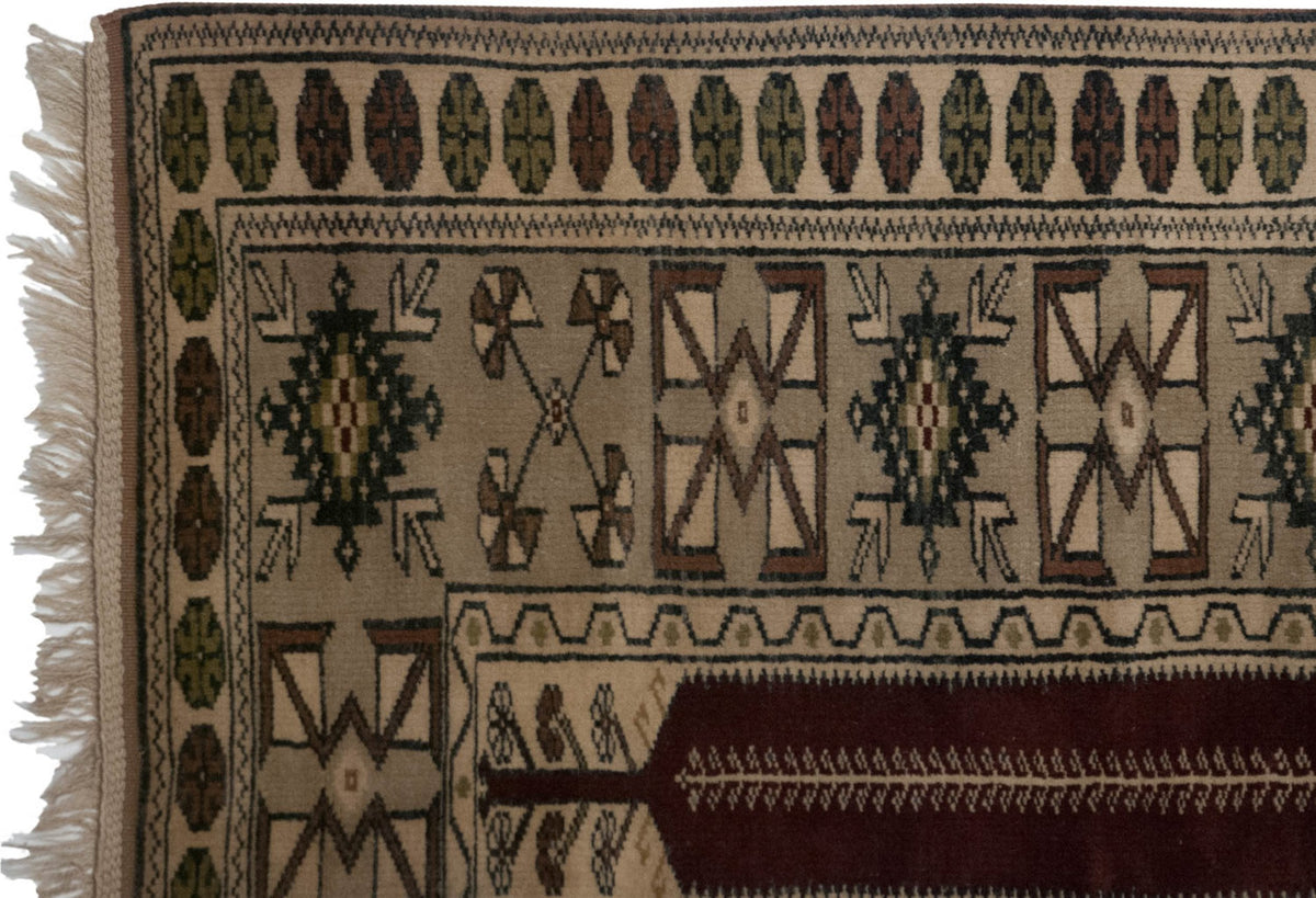 3x4.5 Vintage Melas Rug