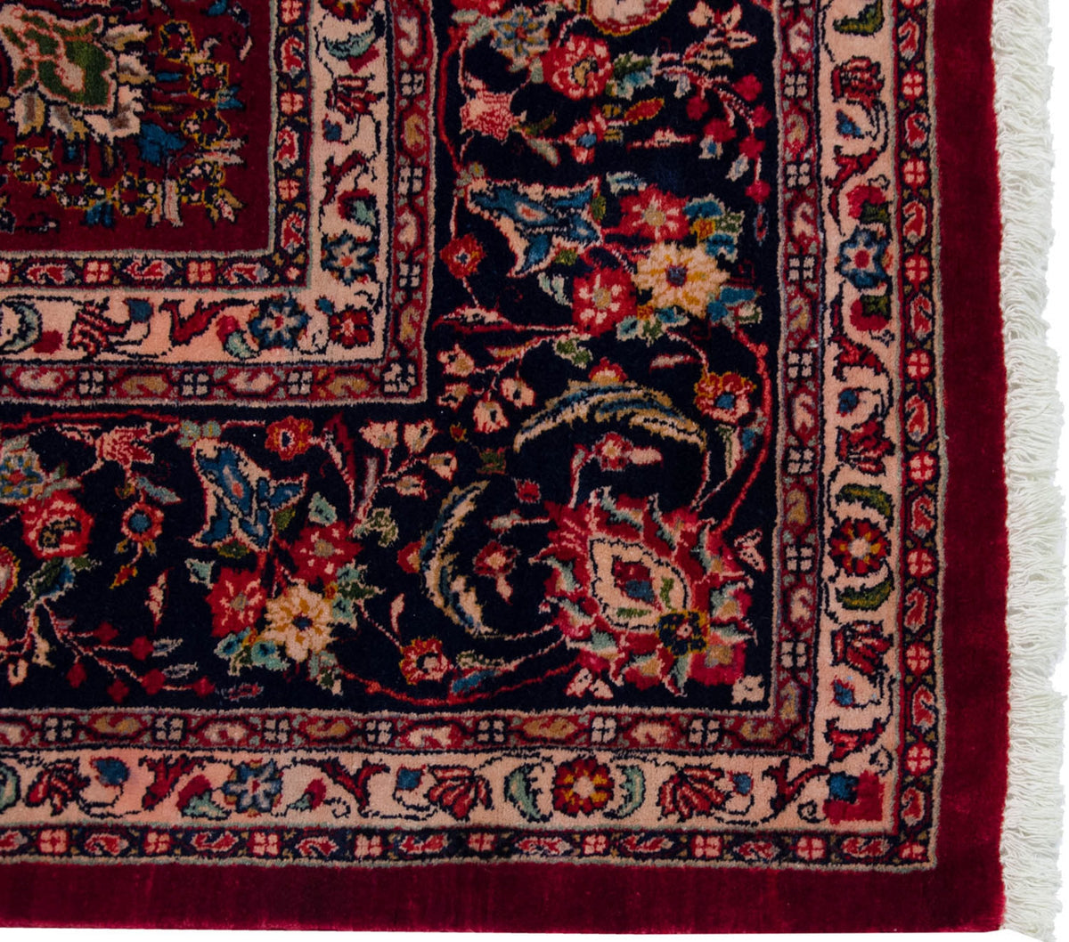 12x12 Vintage Fine Sarouk Square Carpet