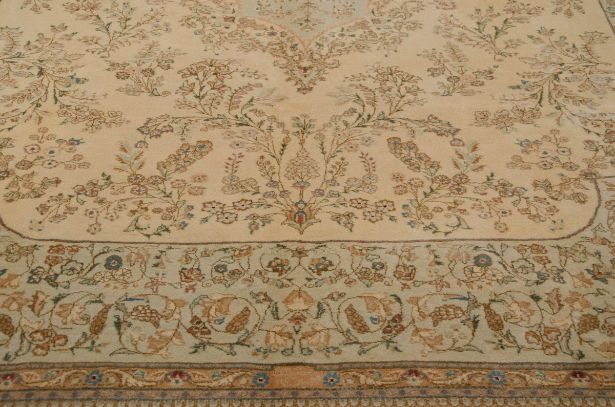 10.5x13.5 Vintage Tabriz Carpet