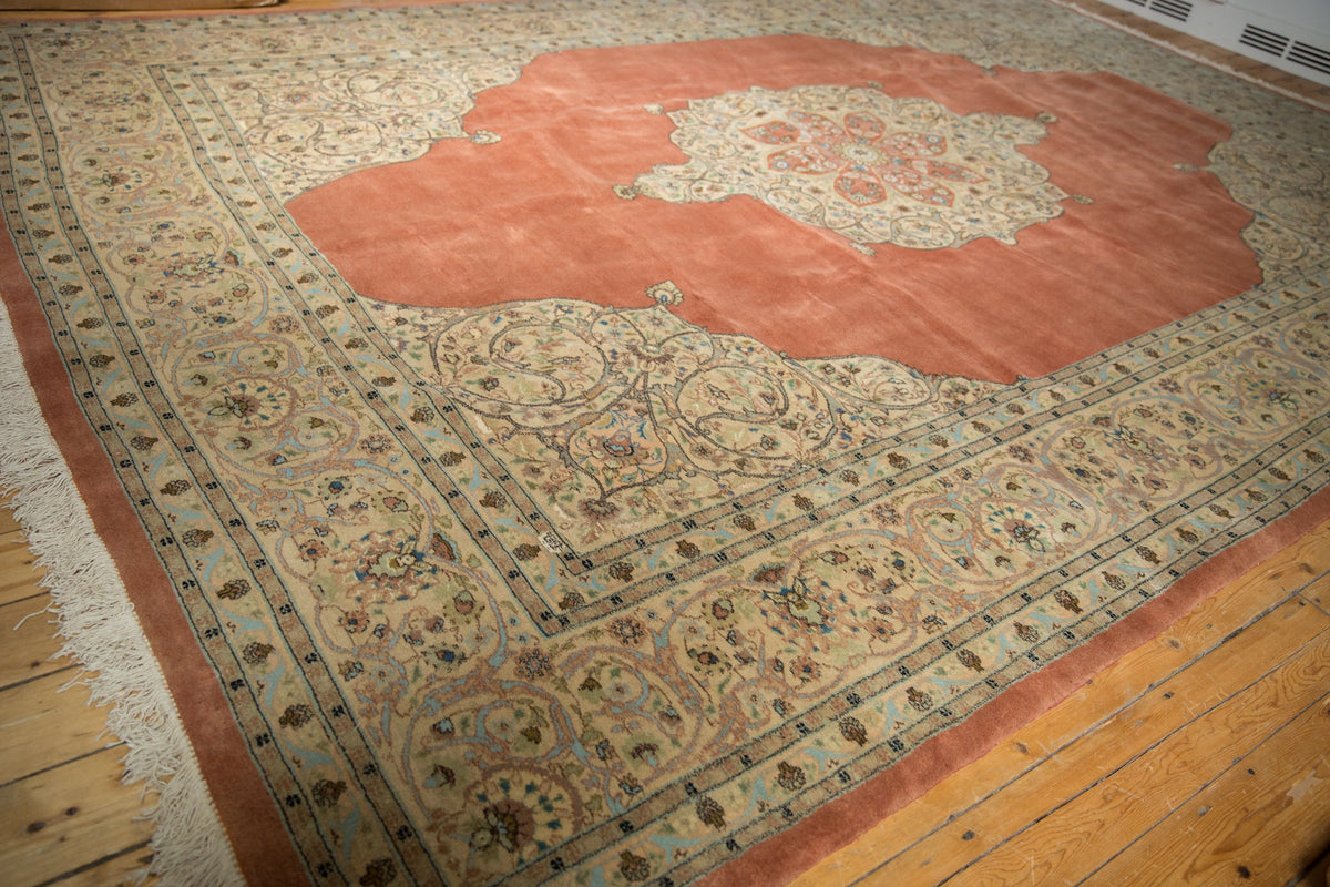 10x14.5 Vintage Tabriz Carpet