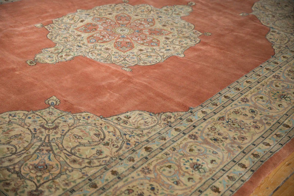 10x14.5 Vintage Tabriz Carpet
