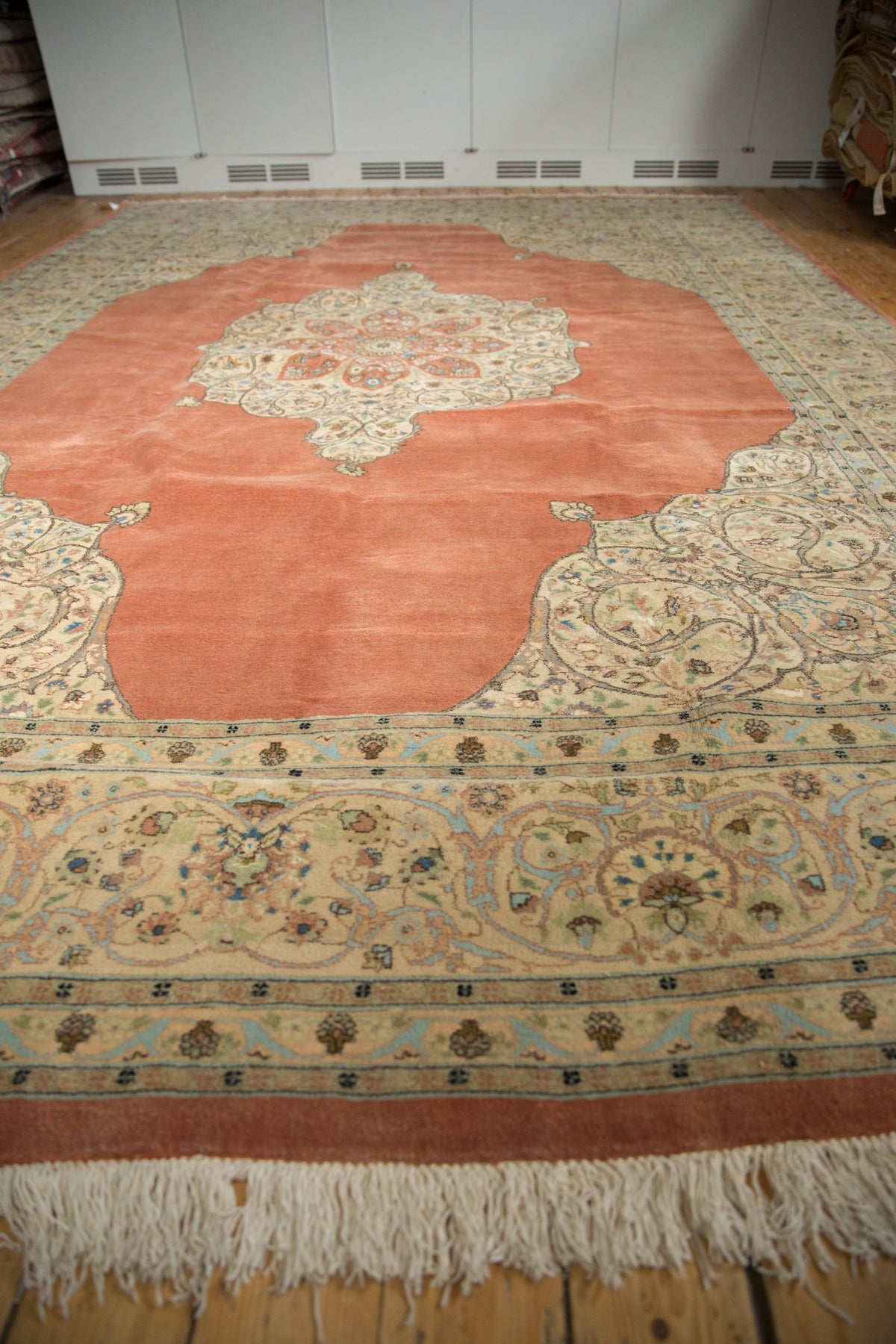 10x14.5 Vintage Tabriz Carpet