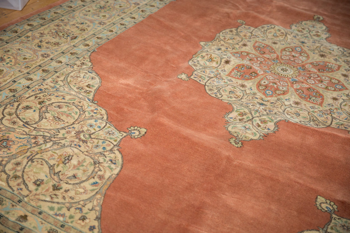 10x14.5 Vintage Tabriz Carpet