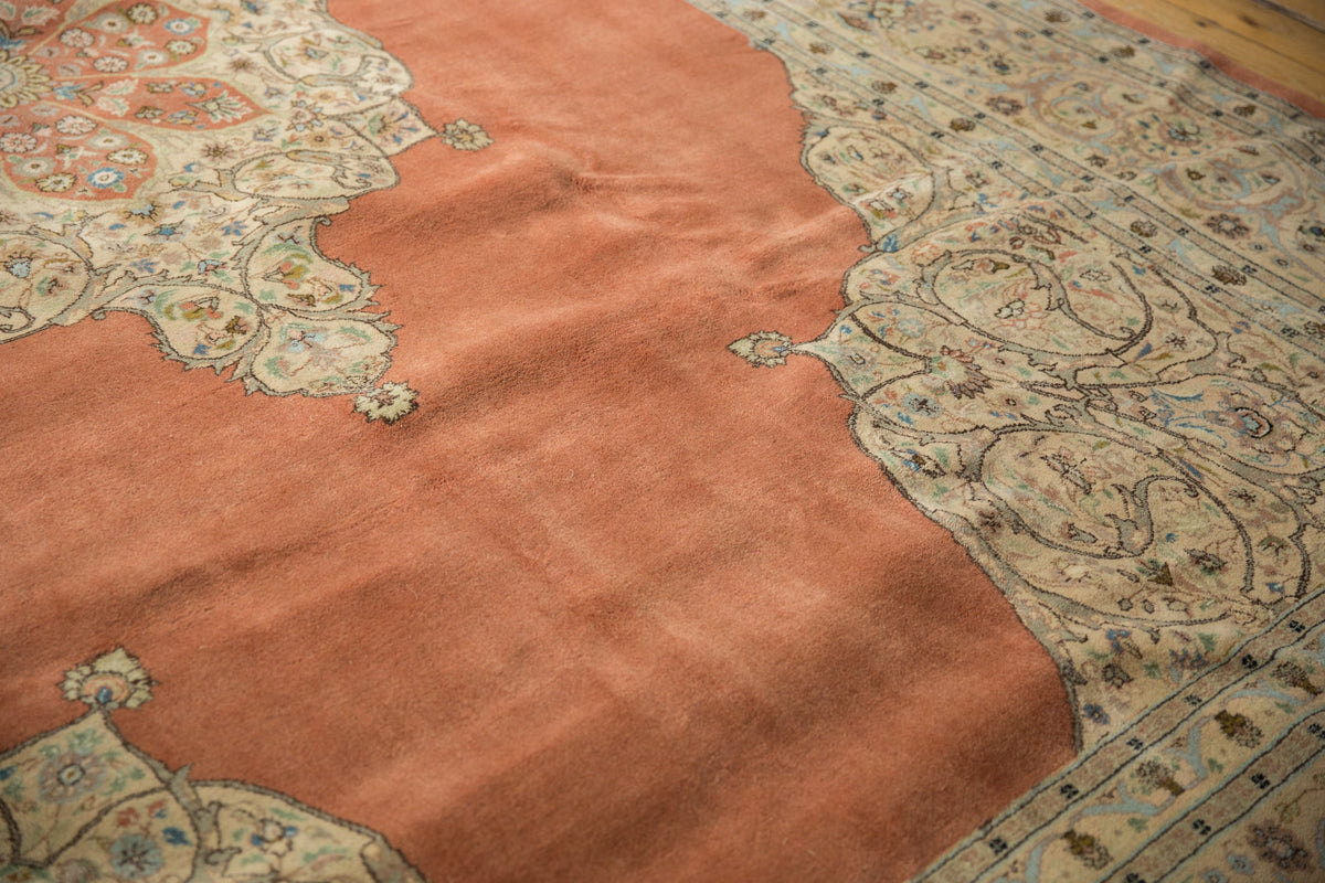 10x14.5 Vintage Tabriz Carpet