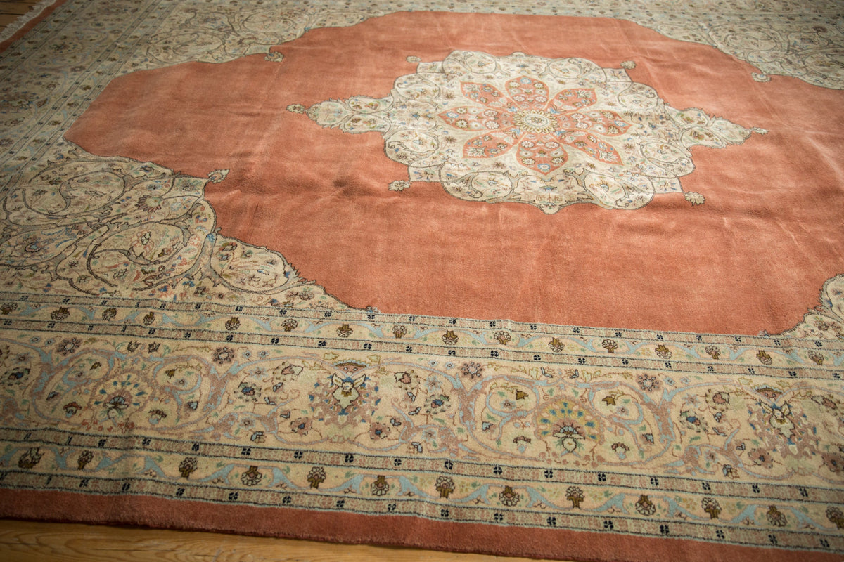 10x14.5 Vintage Tabriz Carpet