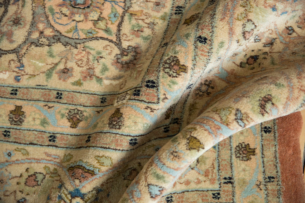 10x14.5 Vintage Tabriz Carpet