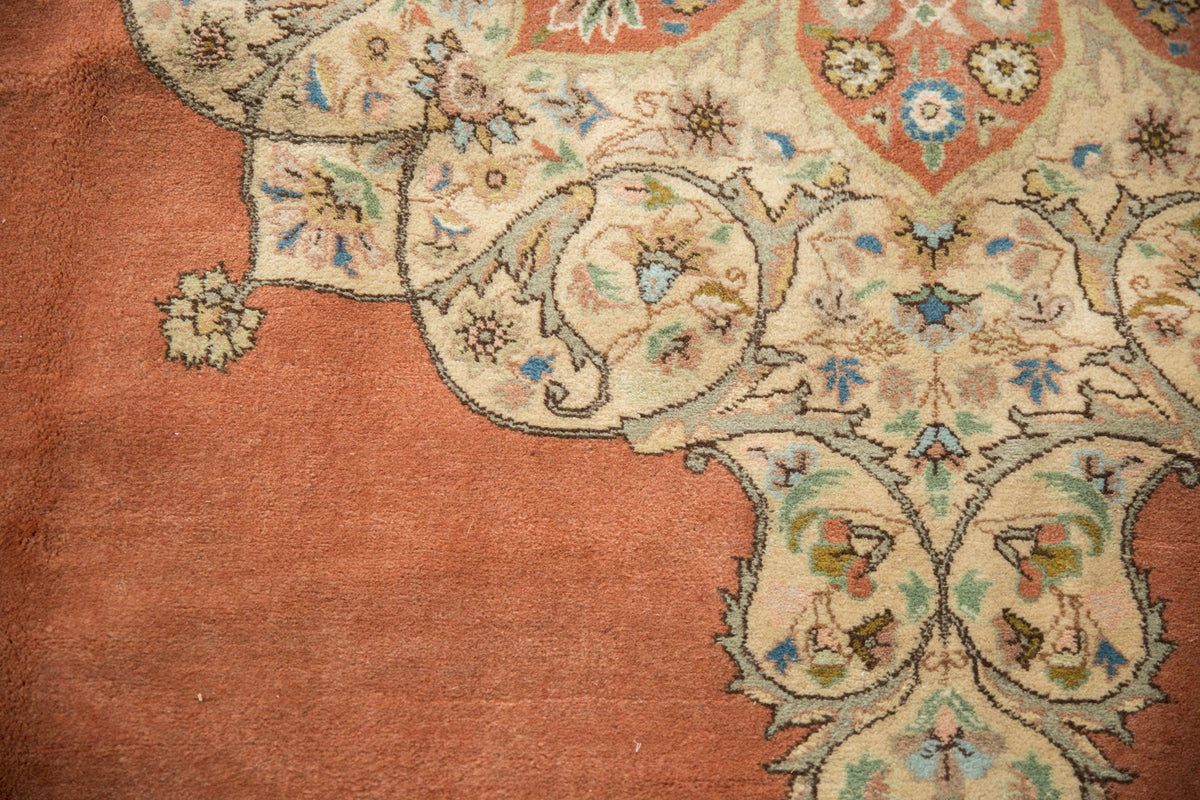 10x14.5 Vintage Tabriz Carpet