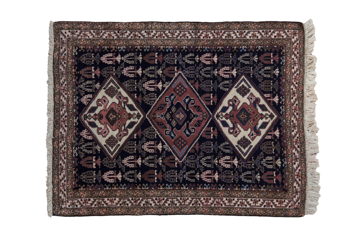 4x5 Vintage Ardebil Rug