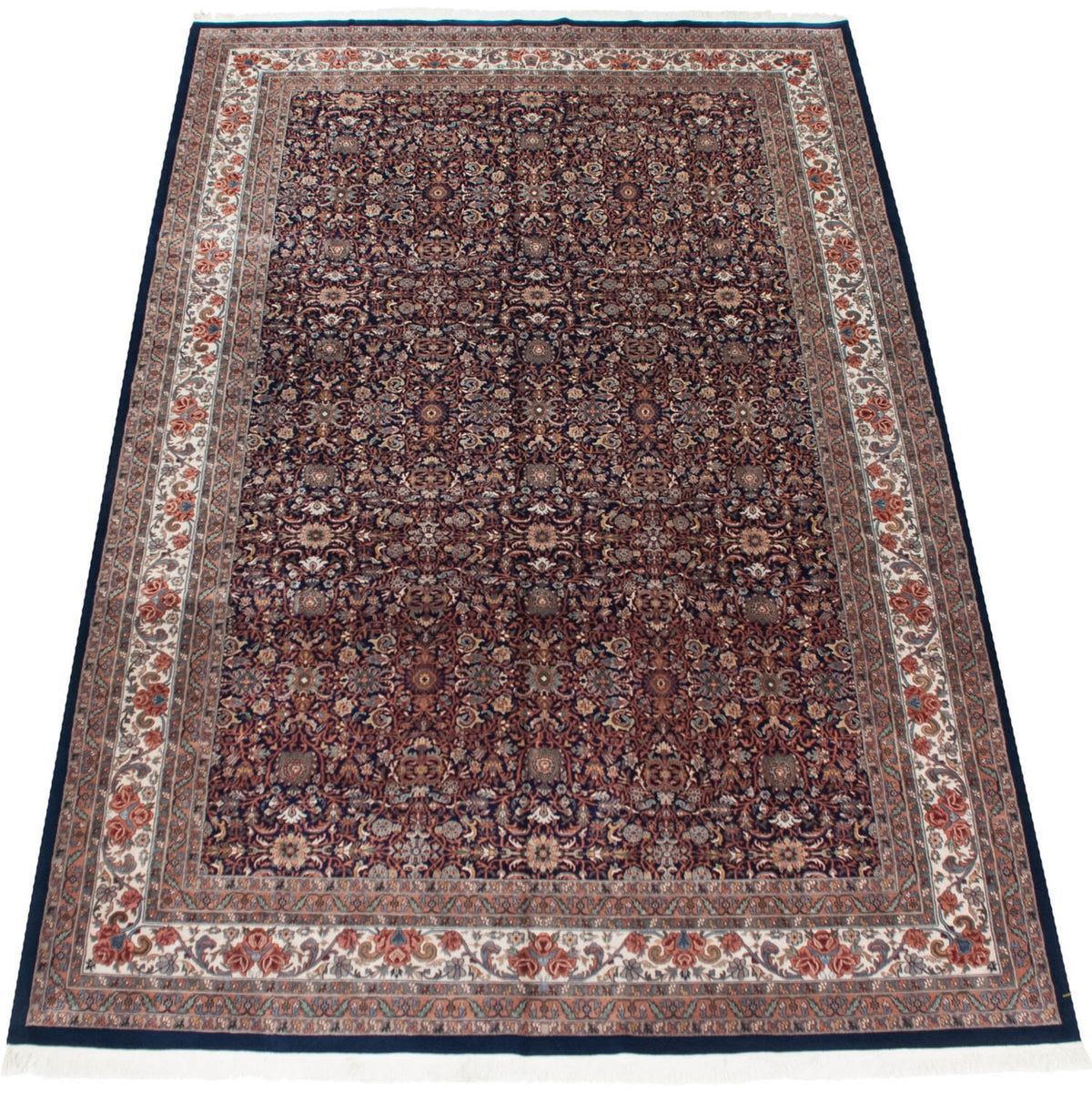 11.5x18 Vintage Indian Bijar Design Carpet