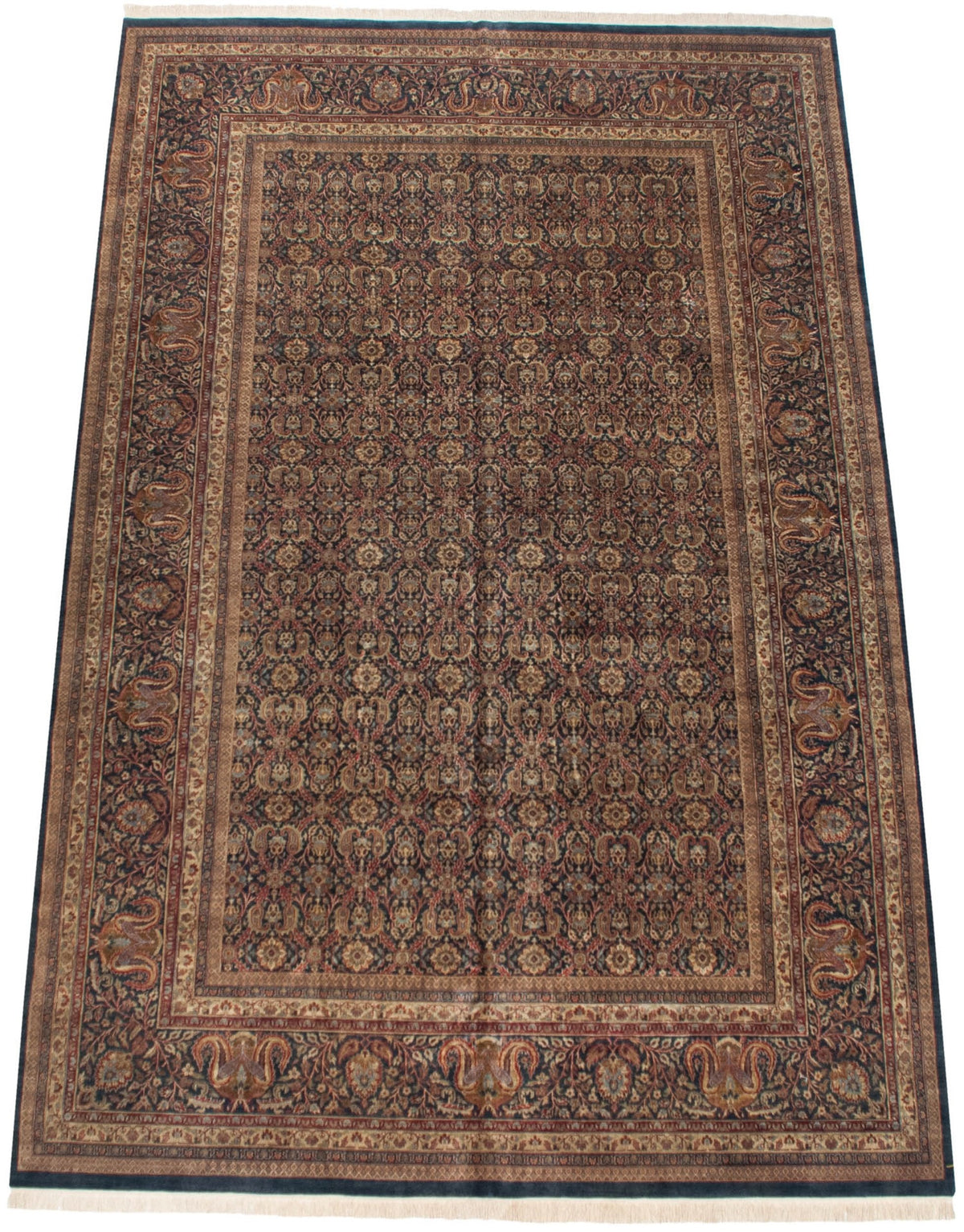 11.5x18 Vintage Indian Doroksh Design Carpet