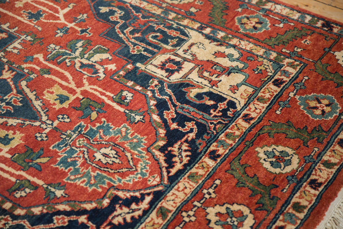 6x9.5 Vintage Indian Heriz Design Carpet
