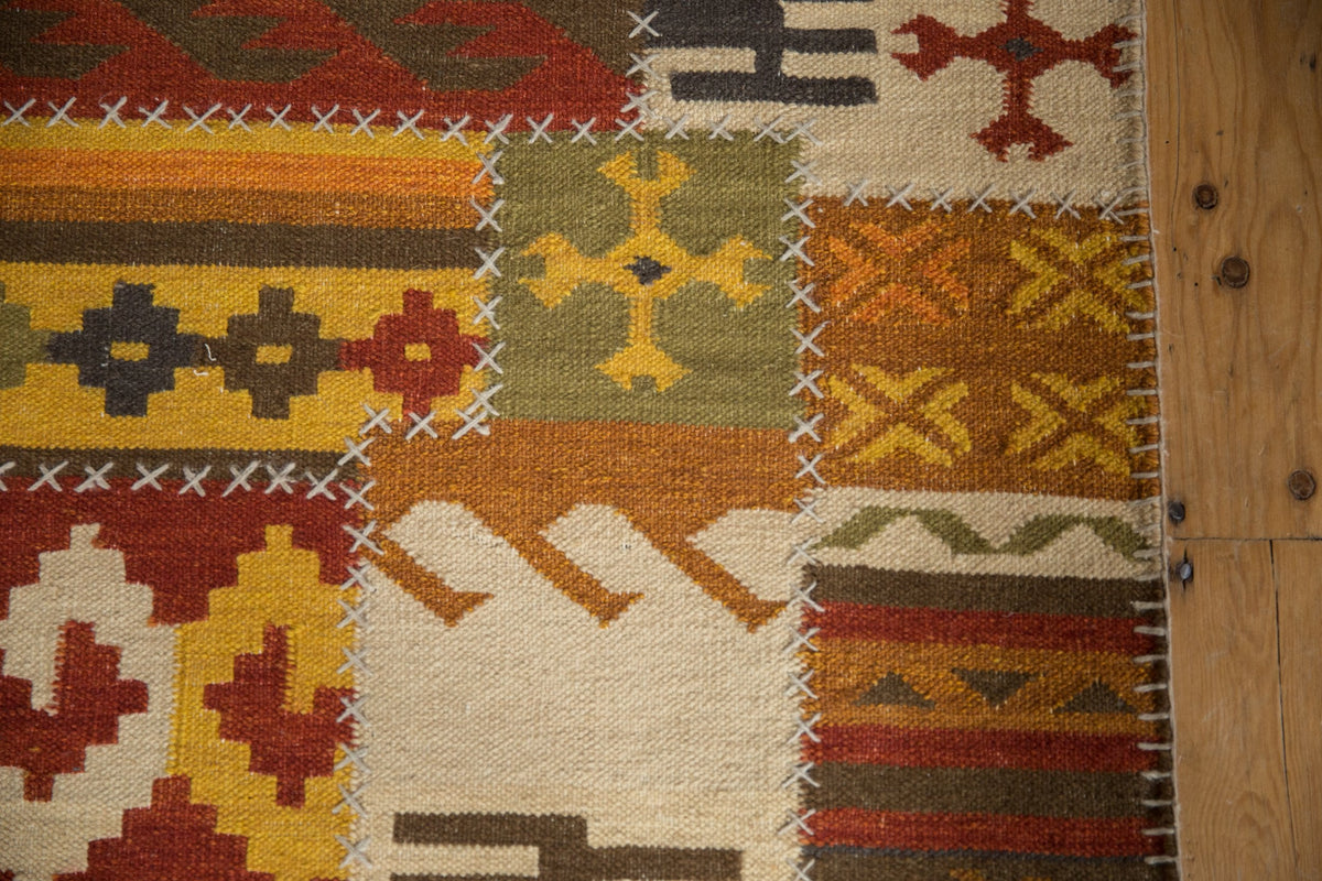 3x11.5 New Patchwork Kilim Rug Runner