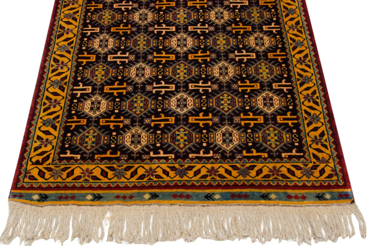 3x5 Vintage Indian Caucasian Design Rug