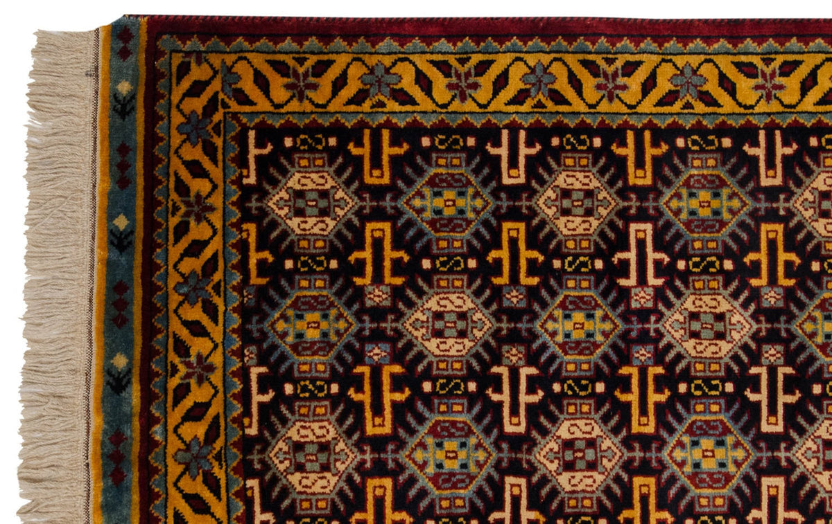 3x5 Vintage Indian Caucasian Design Rug