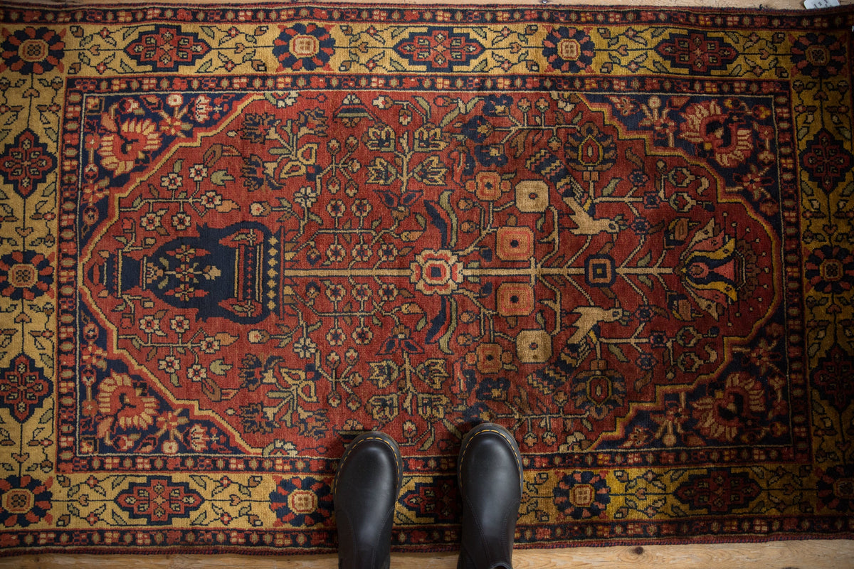 3x5.5 Vintage Indian Bakhtiari Design Rug