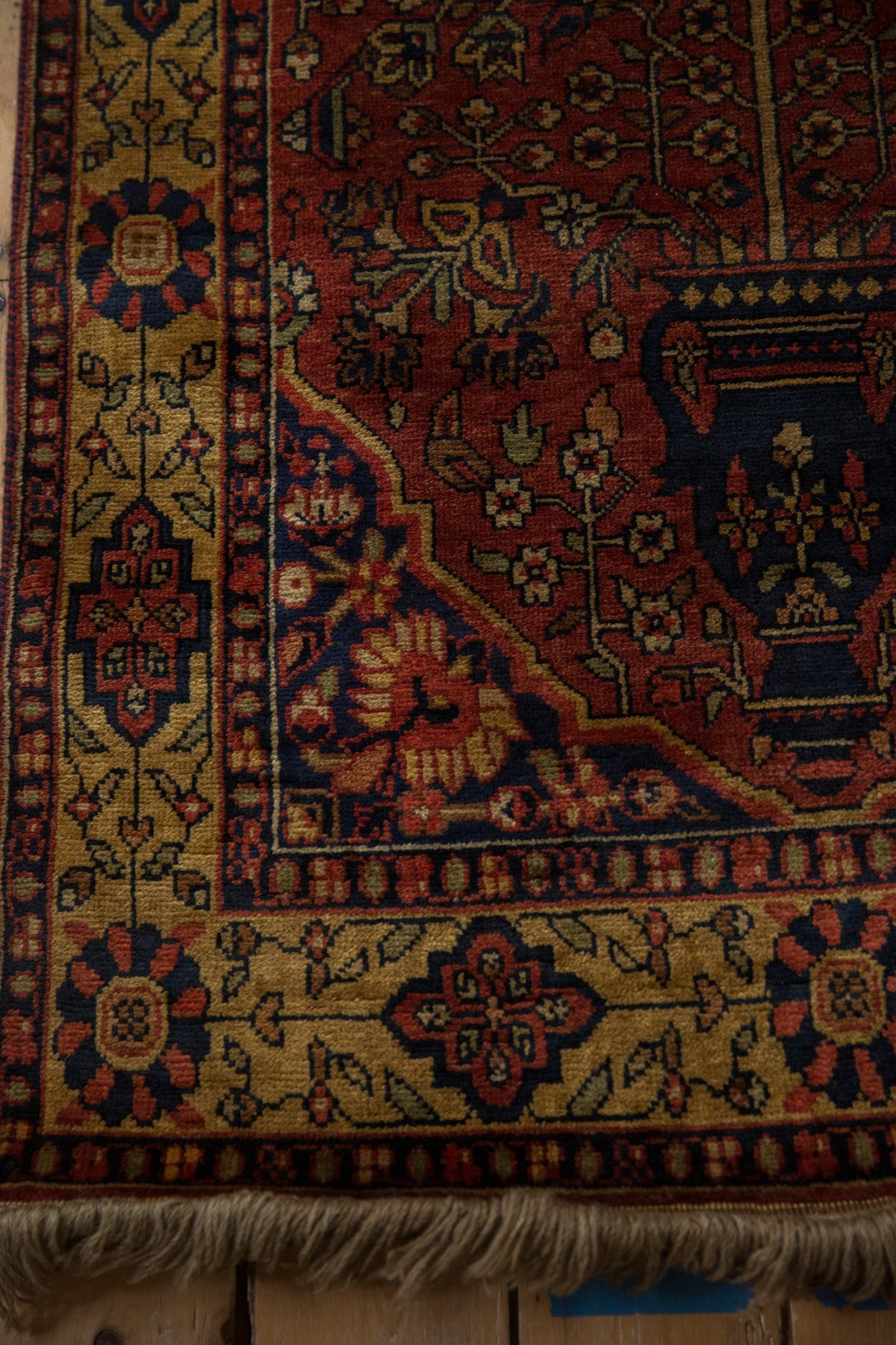 3x5.5 Vintage Indian Bakhtiari Design Rug