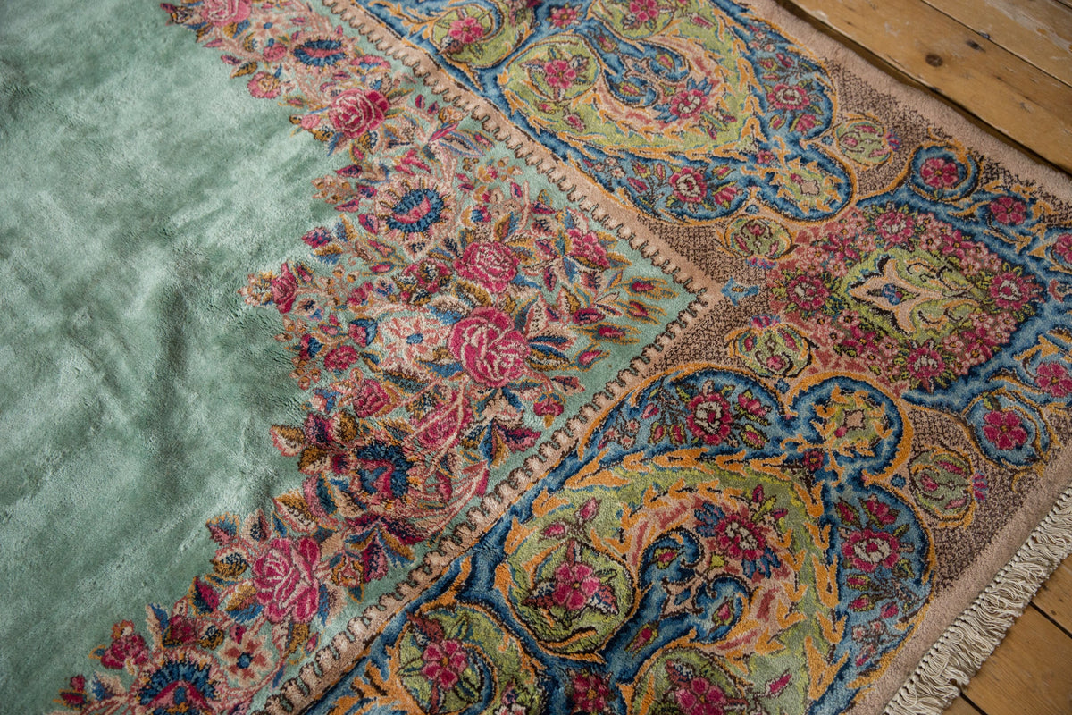 9.5x13.5 Vintage Kerman Carpet