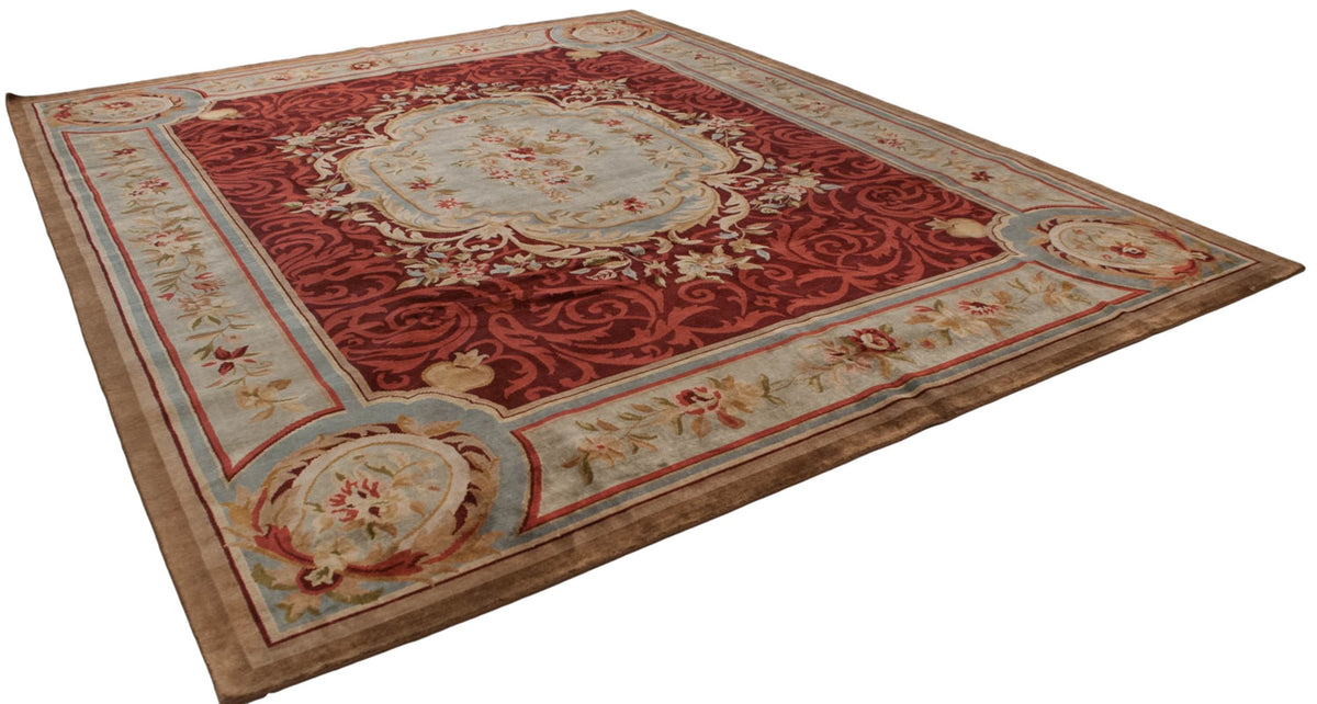 12x15 Indian Savonnerie Design Carpet