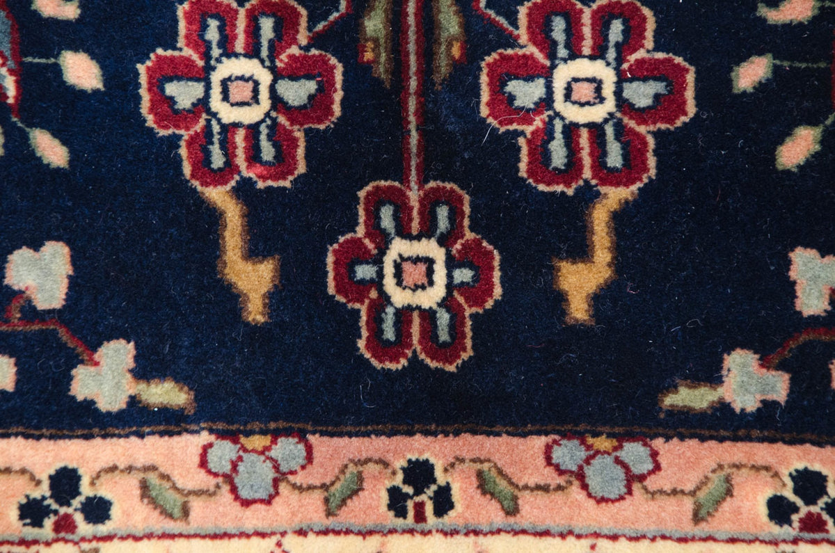 9.5x14 Fine Indian Mohajeran Sarouk Design Carpet